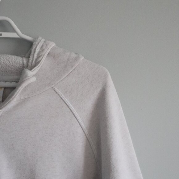 Lole Womens White Sz XXL Full Zip Comfy Athletic Casual Fleece Hooded Sweater - Picture 6 of 14